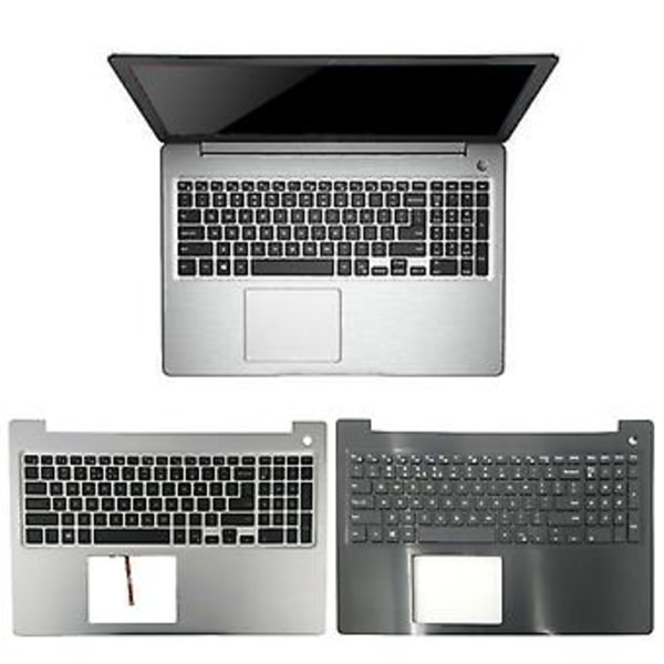 til Dell Inspiron 15 5570 Laptop Overdel Håndledsstøtte Enhed Top Cover (Sort)