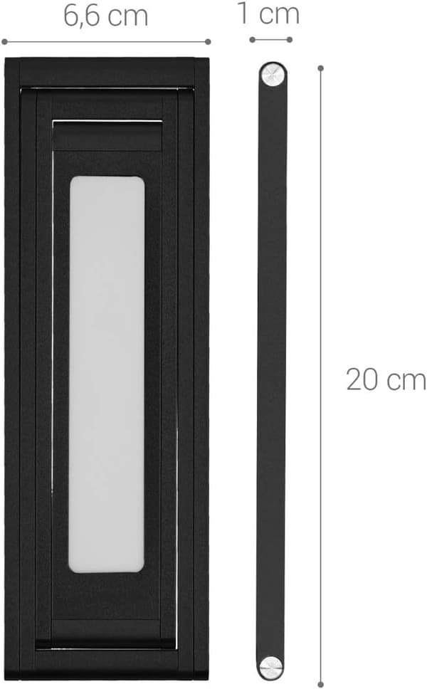 Genopladelig LED-foldelampe - Bærbar dæmpbar aluminium D