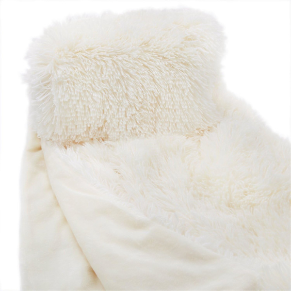 Plaid Fleece Tæppe Super Blød Kunstig Faux Pels Look Mikrofib