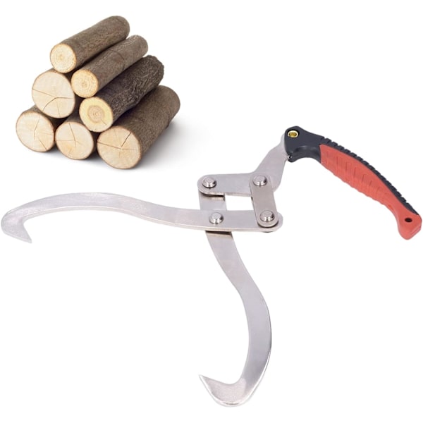 Loggklämma, Träklohake Hållbart Ergonomiskt Handtag Bekväm Användning Effektiv Vedklämma fo