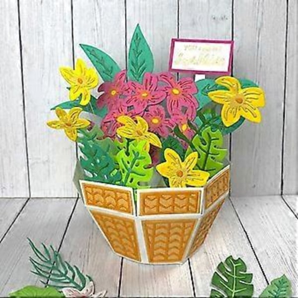 Klippformar i kolstål, handgjorda, för kartongdekoration, stansade för scrapbooking