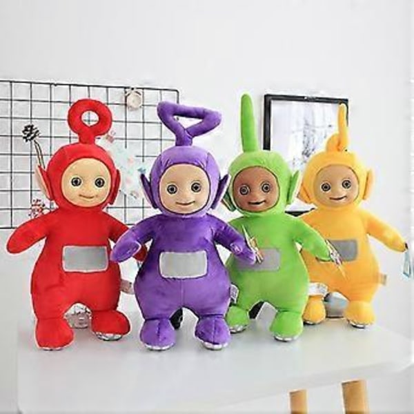 Teletubbies Plyschleksak Sovande Komfortdocka Barn Tidig Utbildningspresent (25cm Gul)