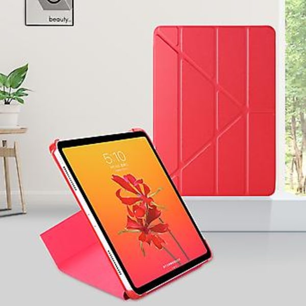 Läderfodral för iPad Pro 11 tum flerfärgad/2020/2021 (Röd)