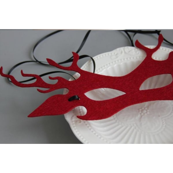 Maske for kvinner karneval dansefest halv ball masker H