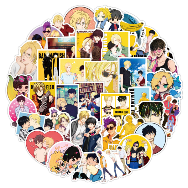 50 animerte klistremerker (stil 71)