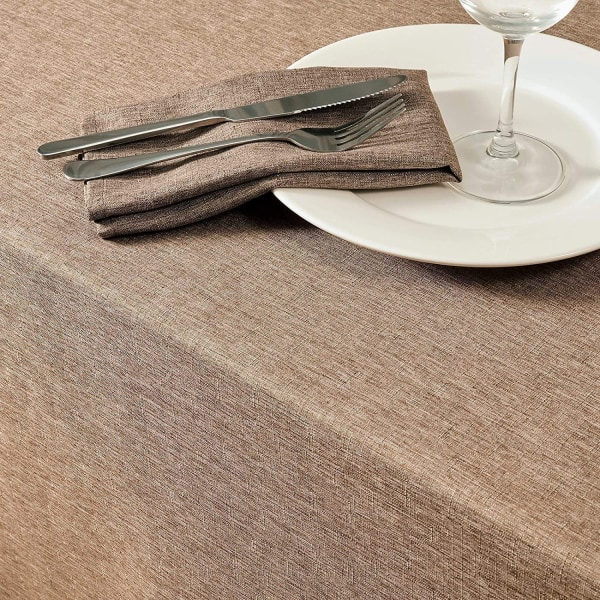 Kamel Nappe rectangulaire Nappes effet lin Nappes lavables et i