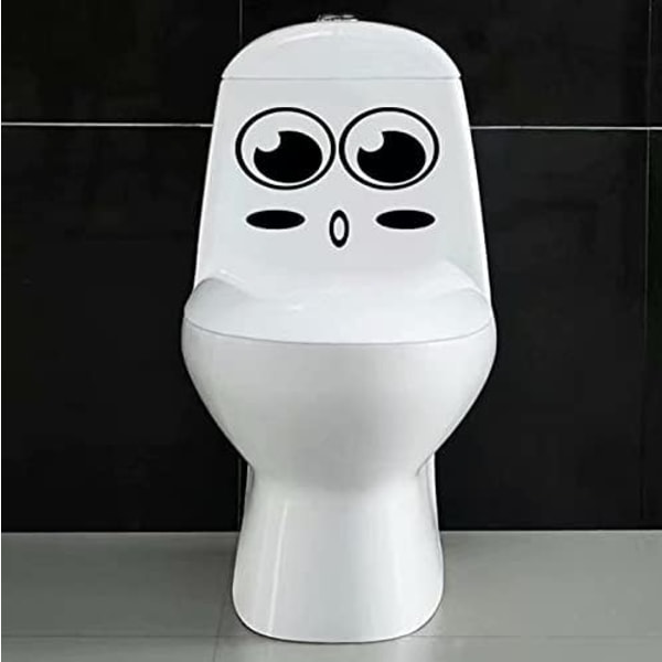 2 kpl Hymiötarra, Hauska WC-seinätarra