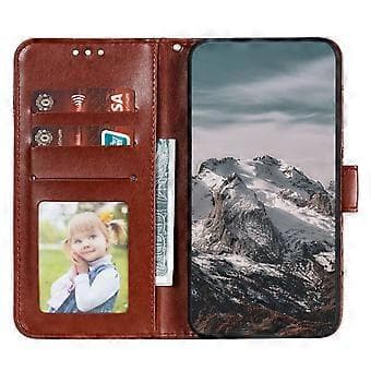 Til Samsung Galaxy A14 4G/5G Etui Stativ Cover Præget PU Læder Telefonpung