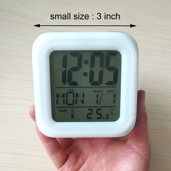 Super Mario 3 tum Mini LED Digital Pojkar Anime Alarm Klocka
