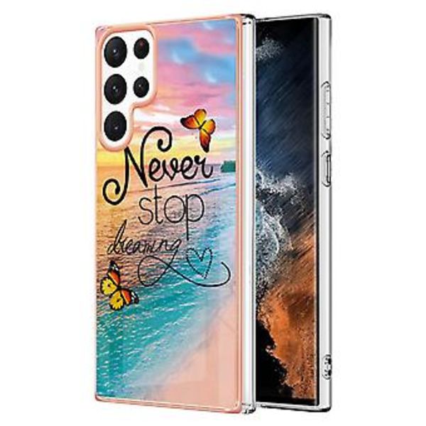 Sähköpinnoitettu TPU-kotelo Samsung Galaxy S22 Ultra 5G:lle (monivärinen)