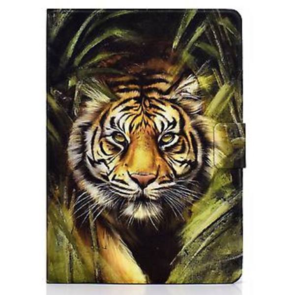 Fargerik Tegne PU Tablettveske For Lenovo Tab P11 Gen 2 (Tiger)