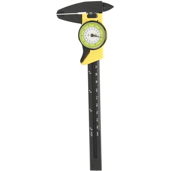 Rustfrit stål mikrometer, 0-150mm digitalt urkaliber med LCD-display 0,1mm nøjagtighed til måling