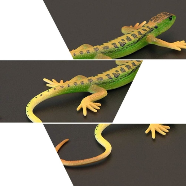 Realistiska falska ödlor Artificiell reptil ödla modeller Plast L