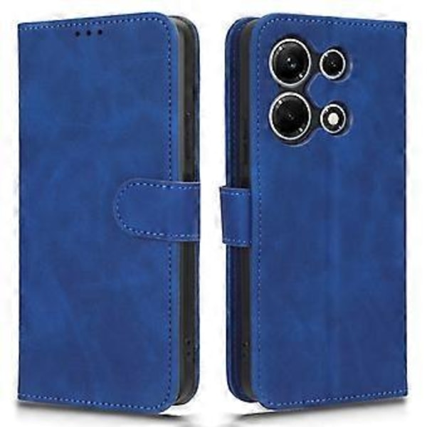 Telefonfodral med plånboksfunktion, stativ och skydd för Infinix Note 30 4G, PU-läder med hudkänsla (Stil C)