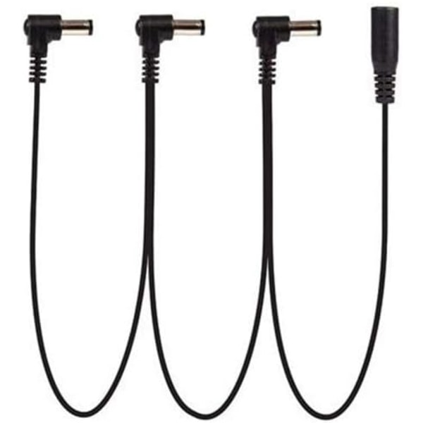 3-veis daisy chain strømledning gitar strømledning for elektrisk gitar effekpedaler strømledning