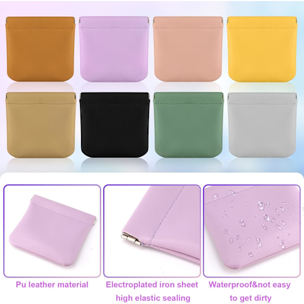 Blå drøm 8 stk. Mini Pochette Maquillage, Vandtæt Toppen Pr