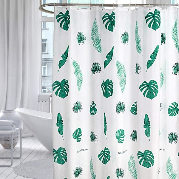 Duschdraperi 150 x 180cm mögelresistent geometrisk tjock polyester