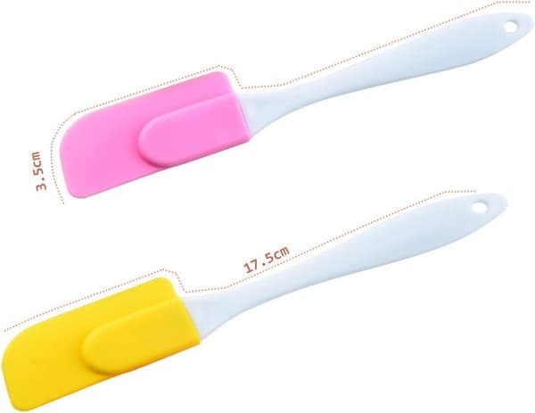 5 st silikon spatlar bakspatel mini värmebeständig kök