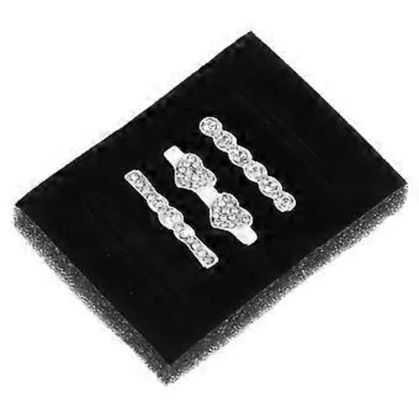 3 st Klockarmbandsberlocker Dekorativa Klockbandsringar Legering Klockarmbandsberlocker (2,2X0,8CM Silver)