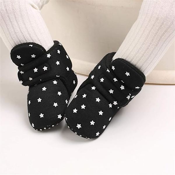 Baby flicka pojke tofflor stövlar fleece sock skor päls ankel stövlar baby första steg skor