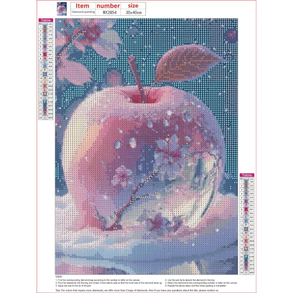 Timanttimaalaus, 5D DIY Timanttimaalaussetti, Aikuisille ja lapsille