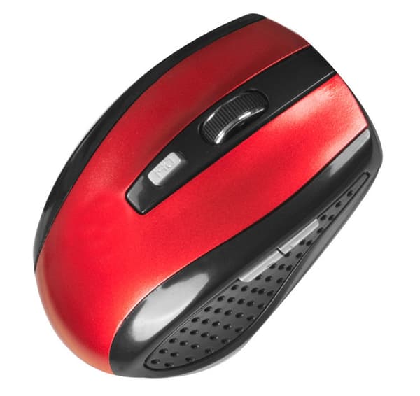 Punainen, kannettavan tietokoneen langaton hiiri 6D, 2.4G, USB langaton optinen