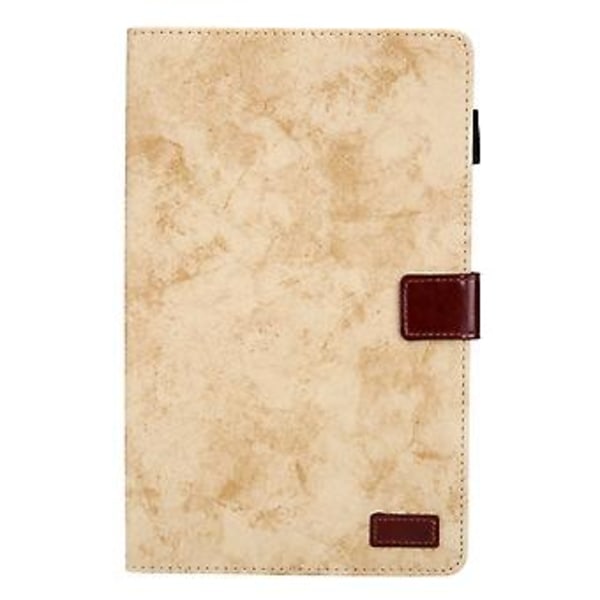 Lærtablettveske for Samsung Galaxy Tab A9 (Gul)