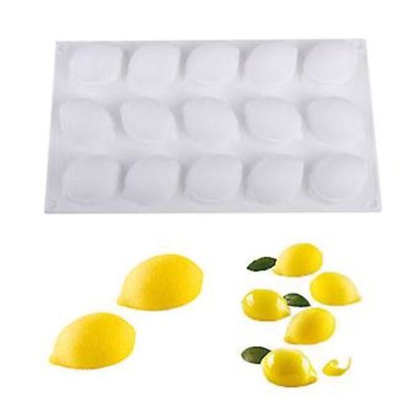 15 huller hurtigudløser citronformet muffinsform cupcakeform kageform