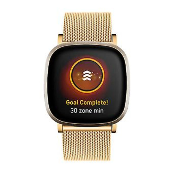 Metallinen ranneke Fitbit Versa 4 / Sense 2:lle (Kulta)