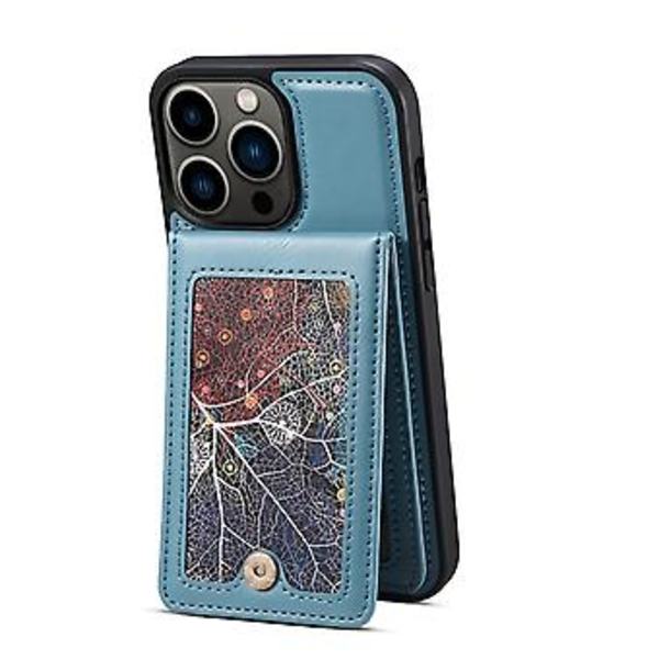 ESEBLE Korttipaikka Puhelimen Kotelo iPhone 15:lle (Sininen)