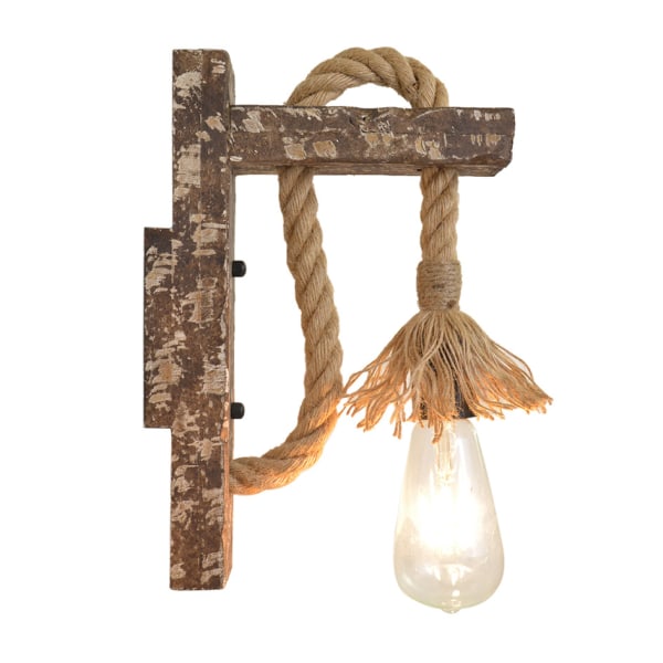 Amerikanska lampor trälampa trä dekorativ lampa pastoral art creati