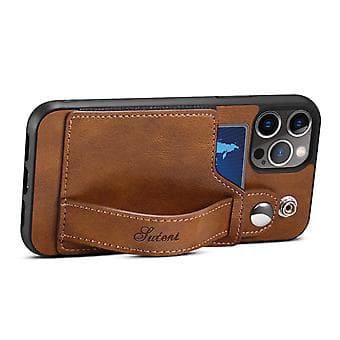 Justerbart handledsrem, stödfunktion, kreditkortsfack, smalt stötsäkert hybrid robust skyddsfodral för iPhone 14 telefonfodral
