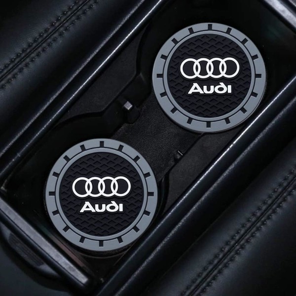 (2 stycken) Bilkopphållare underlägg för Audi A1 A3 RS3 A4 A5 A6 A7 RS7 A8 Q3