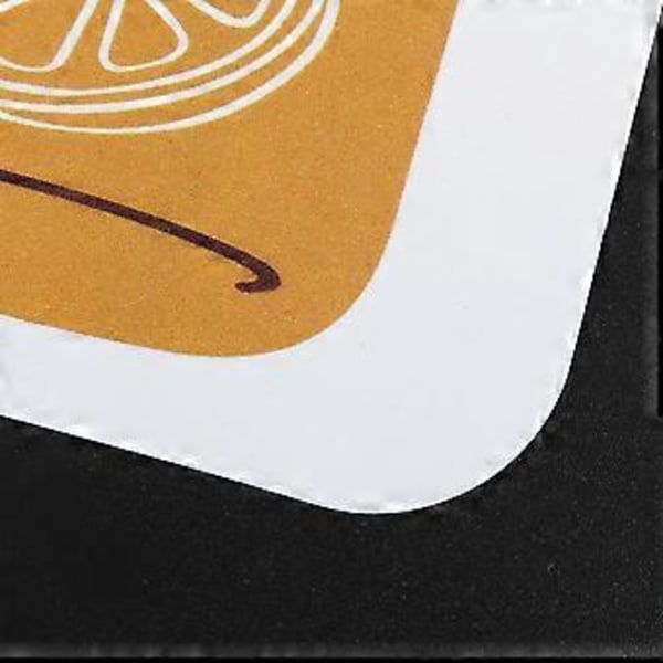 6 stk. Tegneserieprint Vandtæt Spisebordsmåtte Skridsikker Varmeisolerende Dækkeserviet (Orange)
