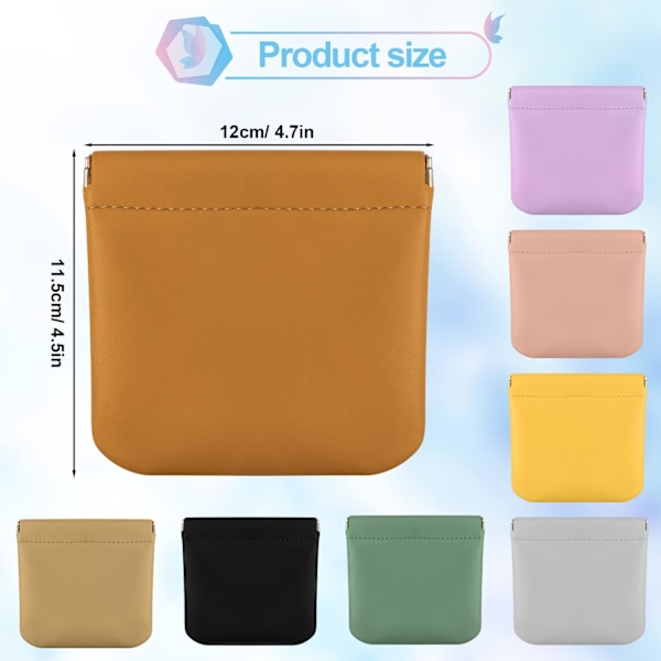 Blå drøm 8 stk. Mini Pochette Maquillage, Vandtæt Toppen Pr