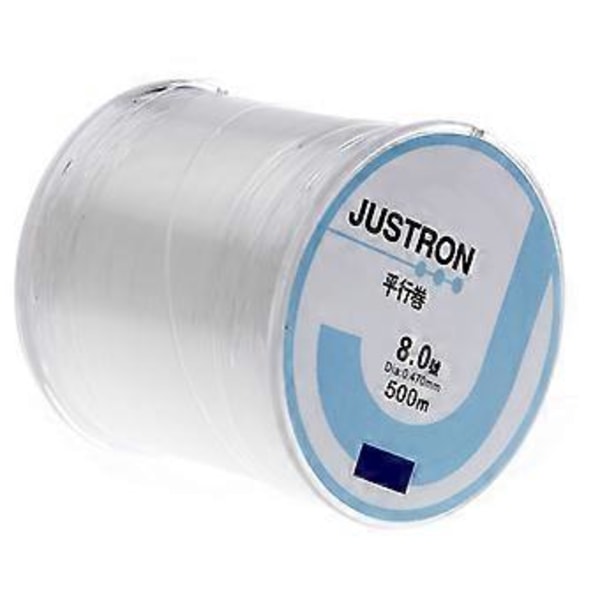 500M Superstark Fiskelijn Japan Monofilament Sjö Hav Nylon Linjer Tackel (transparent-8.0)