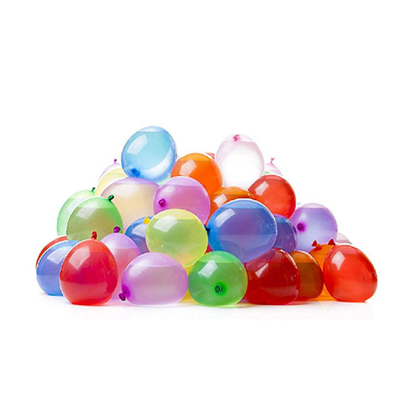 Ballonger Flerfärgade (10 Buntar), 350+ Snabbfyllande Självförslutande