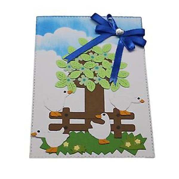 Ankka Metallileikkurit Stencil DIY Scrapbooking Album Leima Paperikortti Embossin ( )
