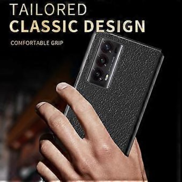 For Honor Magic V2 5G PU-nahkainen PC-puhelimen kuori Kumipinnoitettu iskunkestävä suojus