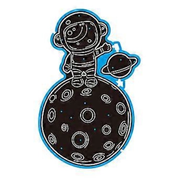 Astronaut Metallstans for Scrapbooking, DIY Album, Papirkort