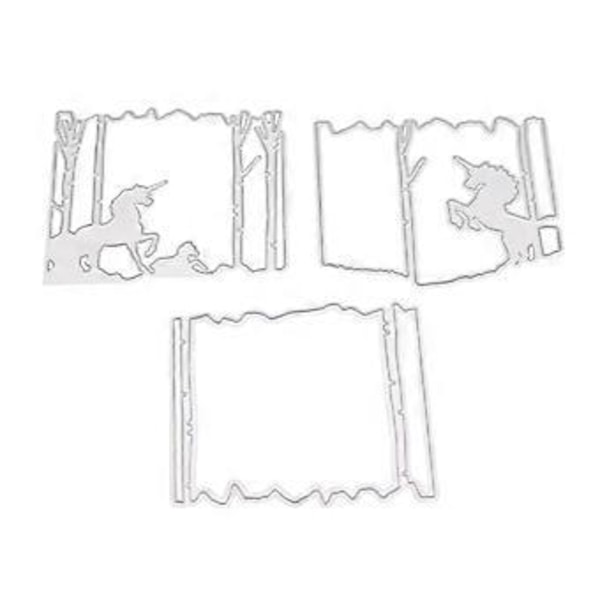 Dyr Metal Skæreforme Stencil DIY Scrapbooking Album Stempel Papir Kort Embos