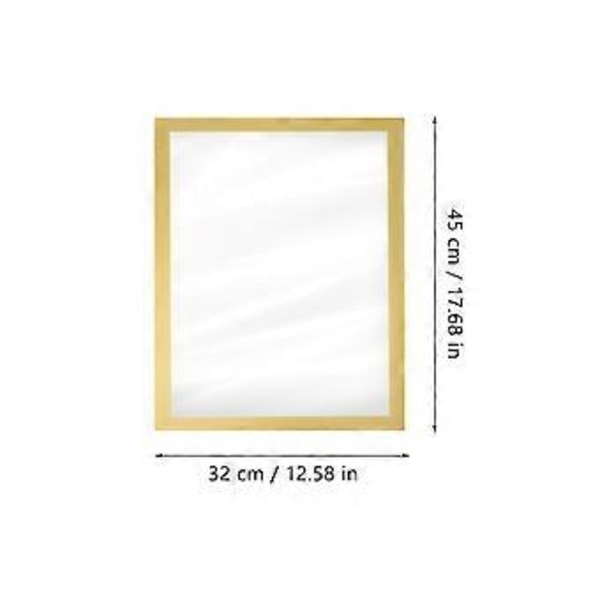 Gyllene A3 Fotoram Vägg Gyllene Fotoram Gyllene Magnetisk Fotoram