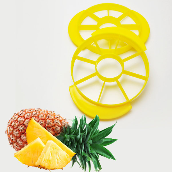 Ananas-skjærer for skrelling, uthuling og skjæring, rustfritt stål