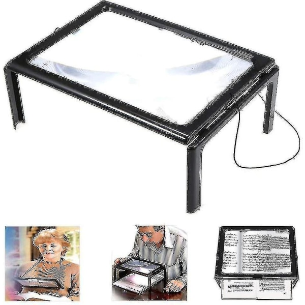 LED-valomagnifier, kolmiulotteinen taittuva