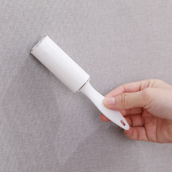 Lint Roller Set, 4 Håndtak og 4 Ruller Pet Bristle Sticky Brush