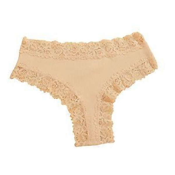 Sömlösa stringtrosor för kvinnor och flickor, osynliga stringtrosor, andningsbara bikini-trosor, G-string, mjuka underkläder, tangagåvor färg M(M färg)