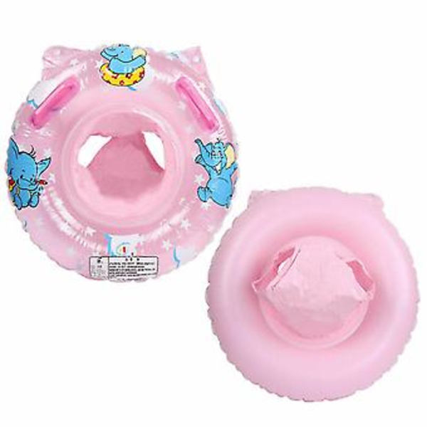 Uppblåsbar Badring Flytring För Barn (Rosa)