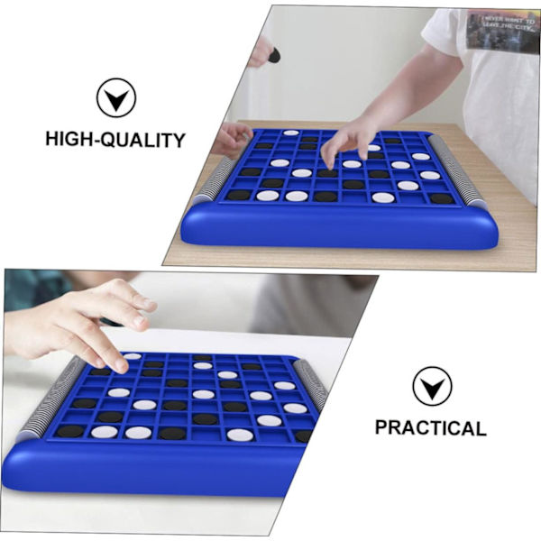 （36x3x30CM）1 Interaktivt vändbart reversi-schackset Barns koncentrationsträningsleksak Kul schackleksak
