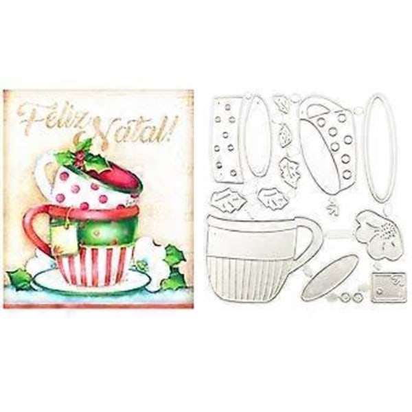 Muki-muotti Metallileikkurien Stencil DIY-Scrapbooking-Album Paper Card Template Muotti Reliefikoristelu