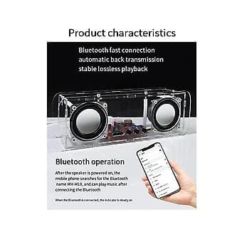 DIY Bluetooth-högtalarkit Elektronik DIY-lödprojektövning Lödmontering DIY Elektronisk